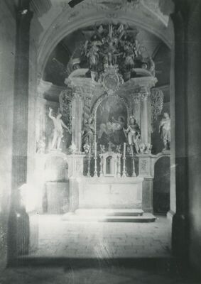 Zajezda (Budinščina) - Župna crkva Uznesenja Blažene Djevice Marije, unutrašnjost, detalj