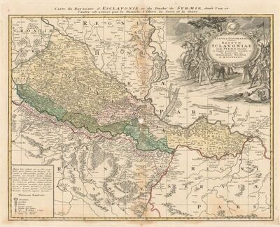 Tabula geographica exhibens regnum Sclavoniae