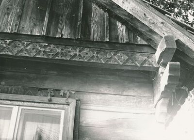 Polje Ozaljsko (Ozalj) - Tradicijska kuća, detalj