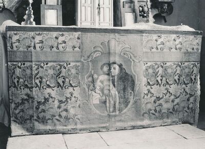 Svetice (Ozalj) - Crkva Blažene Djevice Marije, antependij