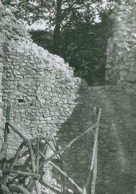 Zelingrad - Stari grad Zelingrad, unutarnji dio sjeveroistočnog zida