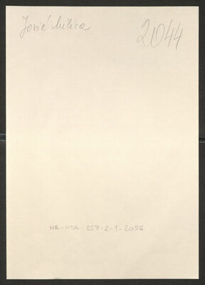 Jović, Milica, 1897. Policijski karton