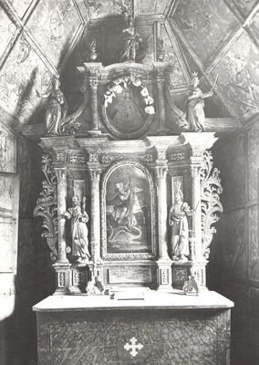 Lijevi Štefanki - Crkva sv. Jurja, glavni oltar