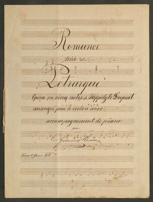 F. Krežma: Romance tirée de: 