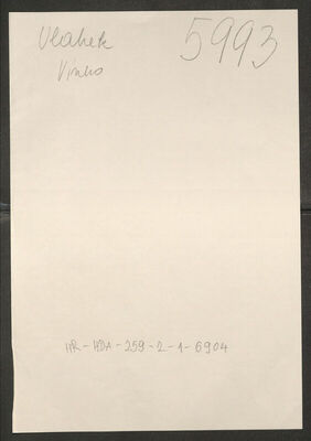 Vlahek, Vinko, 14.1.1910. Policijski karton