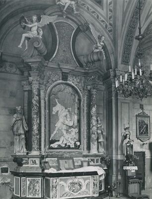 Varaždinske Toplice - Župna crkva sv. Martina, oltar sv. Barbare