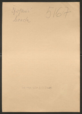 Špoljarić, Manda, 20.2.1920. Policijski karton