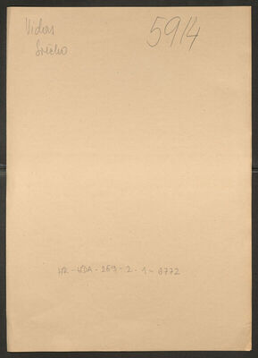 Vidas, Srećko. Policijski karton