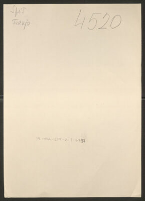 Spiš, Franjo, 22.4.1921. Policijski karton