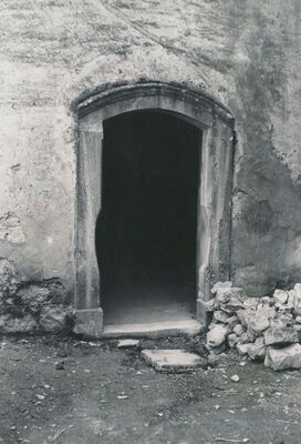 Ozalj - Stari grad, podrumska vrata
