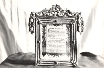 Cerje - Crkva sv. Ivana Evanđelista, kanonska ploča