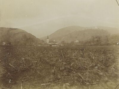 Lobor - Panorama, Župna crkva sv. Ane, situacija u krajoliku