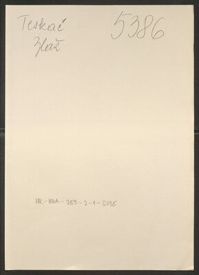 Teskać, Blaž, 20.1.1879. Policijski karton