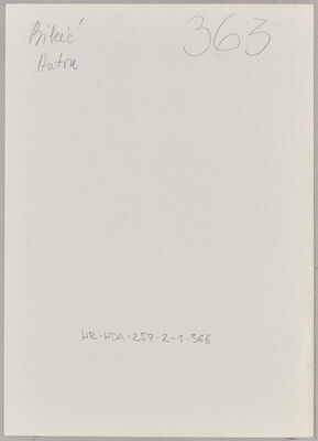 Bikić, Anton, 15.10.1889. Policijski karton