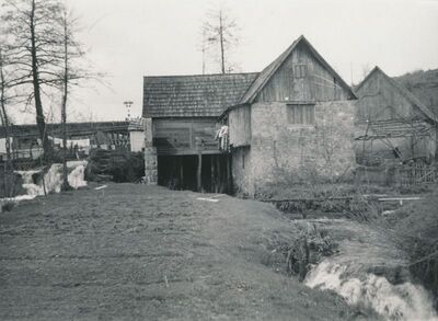 Rastoke (Slunj) - Kuća i mlinica, istočno pročelje