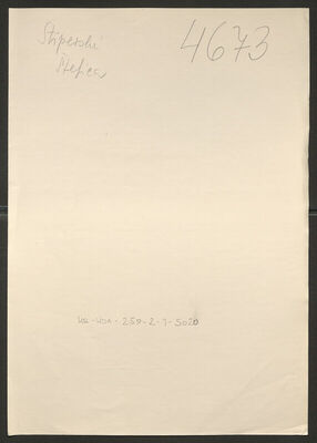 Stiperski, Štefica, 16.12.1925. Policijski karton