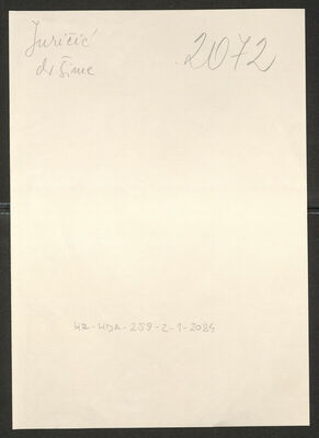 Juričić, Šime, 1895. Policijski karton