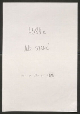 Stanić, Mile, 26.2.1890. Policijski karton