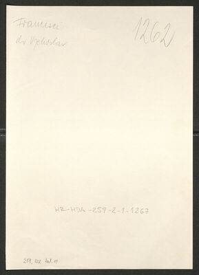 Francesci, Vjekoslav, 4.5.1898. Policijski karton