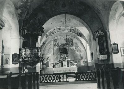 Ludbreg - Župna crkva sv. Trojstva, unutrašnjost