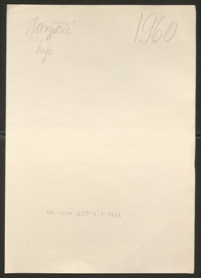 Janjičić, Mijo, 23.12.1903. Policijski karton