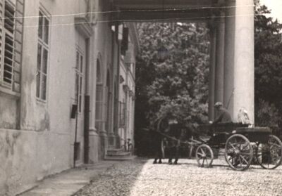 Januševec - Dvorac Januševec, predvorje sa sjeverne strane