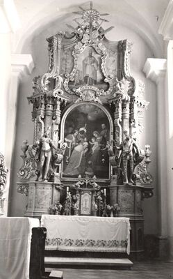 Kloštar Ivanić - Župna crkva Uznesenja Blažene Djevice Marije, oltar sv. Tri kralja