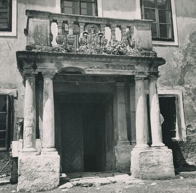 Zagorska Sela - Dvorac Galjuf, vanjština, detalj