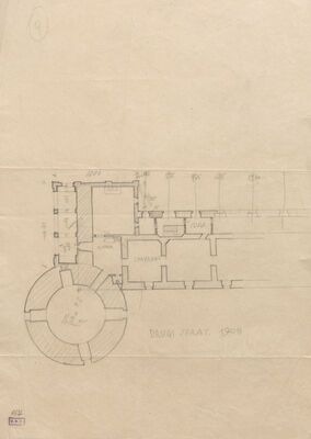Kaptol/Nadbiskupski dvor, tlocrt/drugi kat