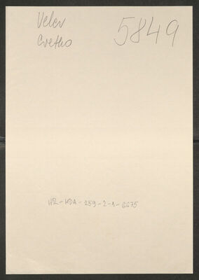 Velev, Cvetko, 1879. Policijski karton