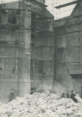 Lepoglava - Bivša pavlinska crkva, radovi na svetištu