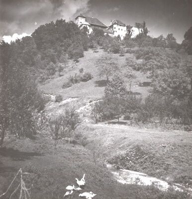 Slavetić - Dvorac Oršić, pogled s juga