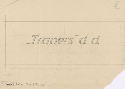 Natpis Travers d.d.