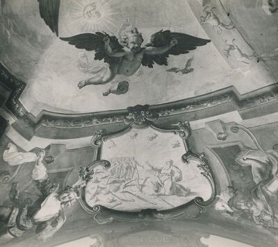 Varaždin - Franjevački samostan, stropna freska