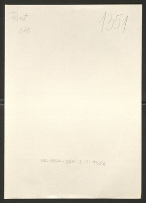 Fürst, Oto, 18.9.1889. Policijski karton