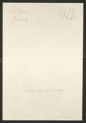 Heršković, Pavao, 2.11.1889. Policijski karton