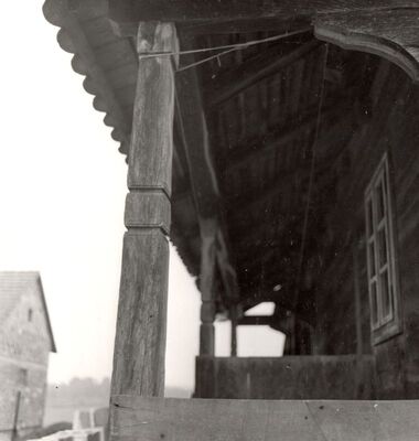 Lukinić Brdo - Tradicijska drvena prizemnica, detalj